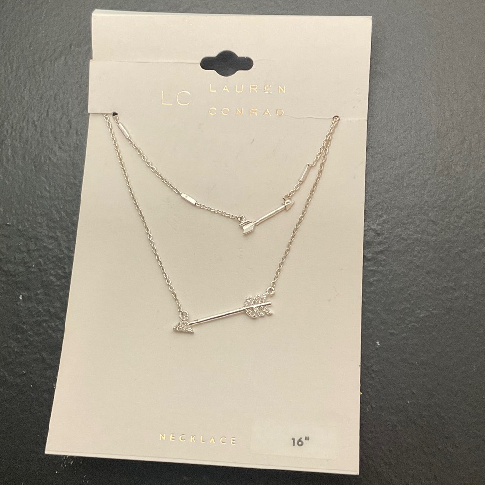 LC Lauren Conrad Gold Arrow Necklace